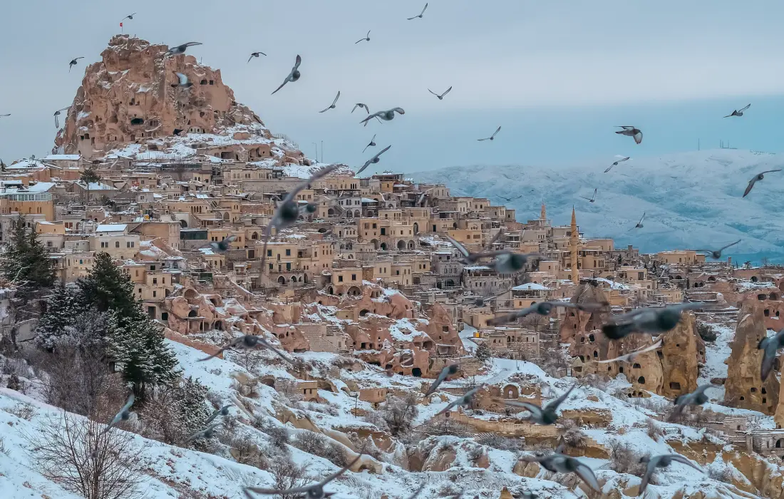 10 от най-красивите замъци през зимата